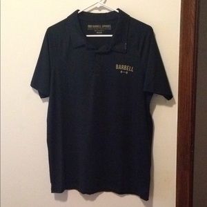 Barbell Apparel Black Polo- NWOT